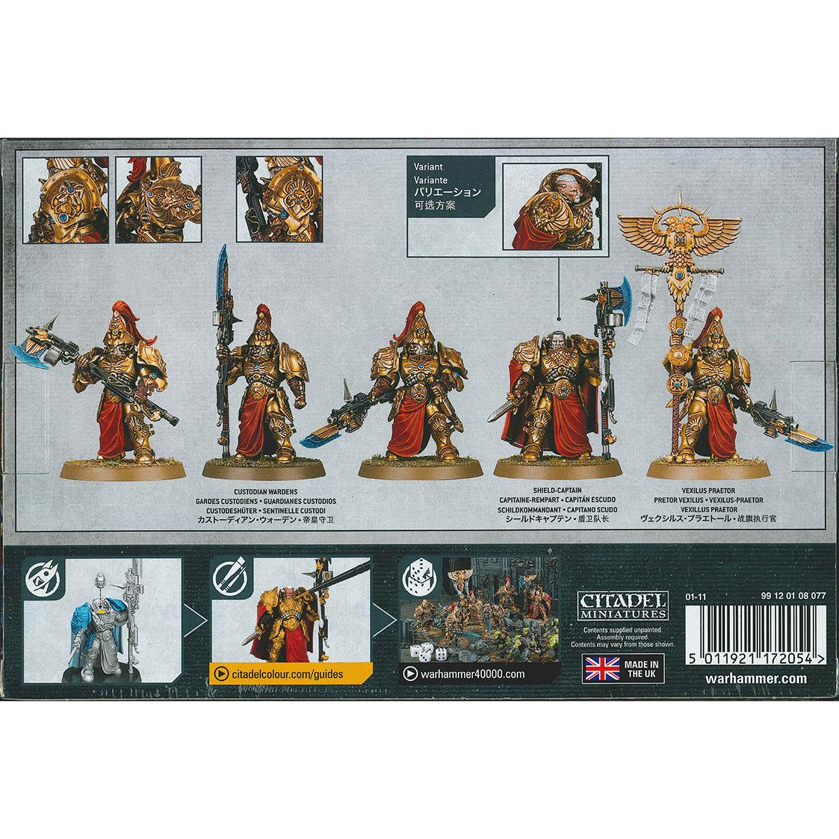 ウォーハンマー 40k アデプトゥス・カストーデス：カストーディアン・ワーデン WARHAMMER 40,000 ADEPTUS CUSTODES：CUSTODIAN WARDENS 01-11