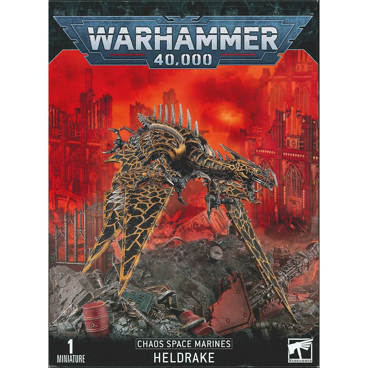 ウォーハンマー 40k ケイオス・スペースマリーン：ヘルドレイク WARHAMMER 40,000 CHAOS SPACE MARINES: Heldrake 43-15