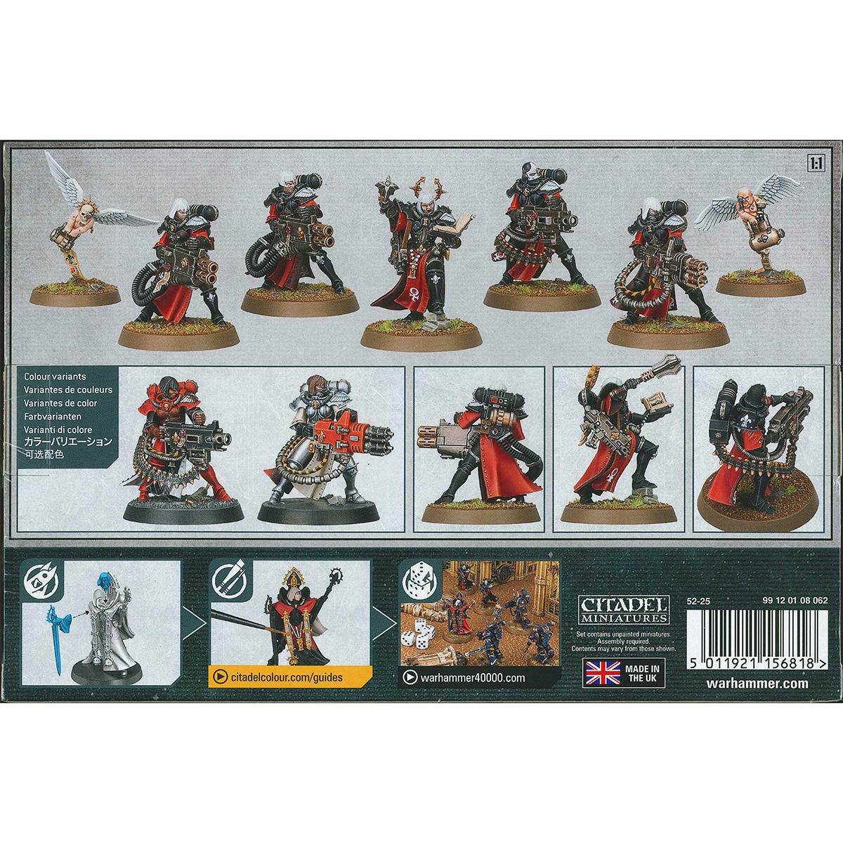 ウォーハンマー 40k アデプタ・ソロリタス：リトリビューター・スカッド WARHAMMER 40,000 ADEPTA SORORITAS:RETRIBUTOR SQUAD 52-25