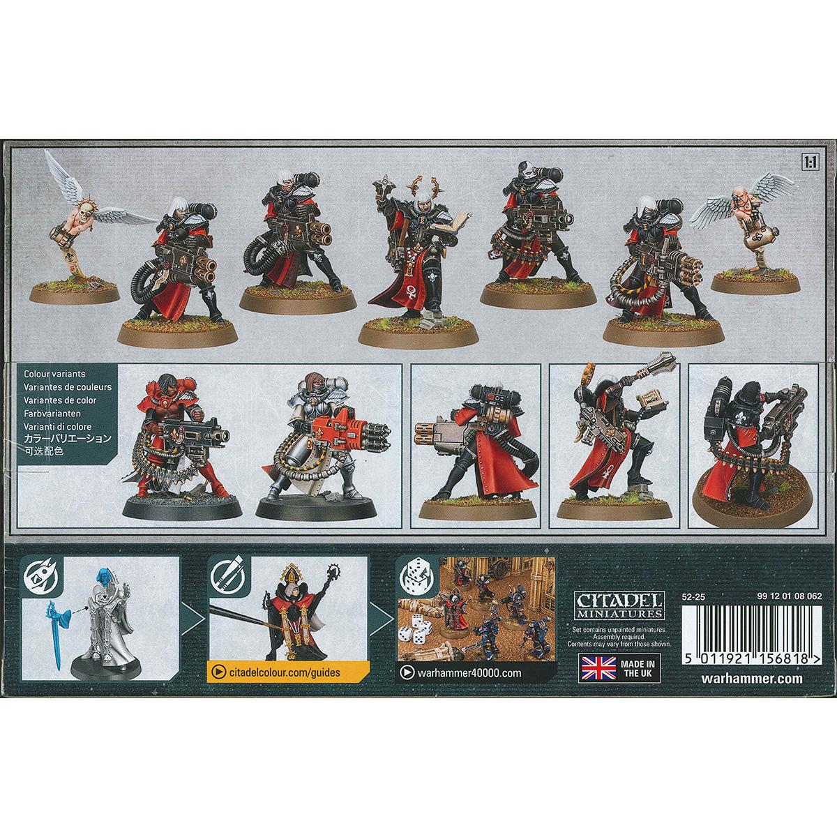 ウォーハンマー 40k アデプタ・ソロリタス：リトリビューター・スカッド WARHAMMER 40,000 ADEPTA SORORITAS:RETRIBUTOR SQUAD 52-25