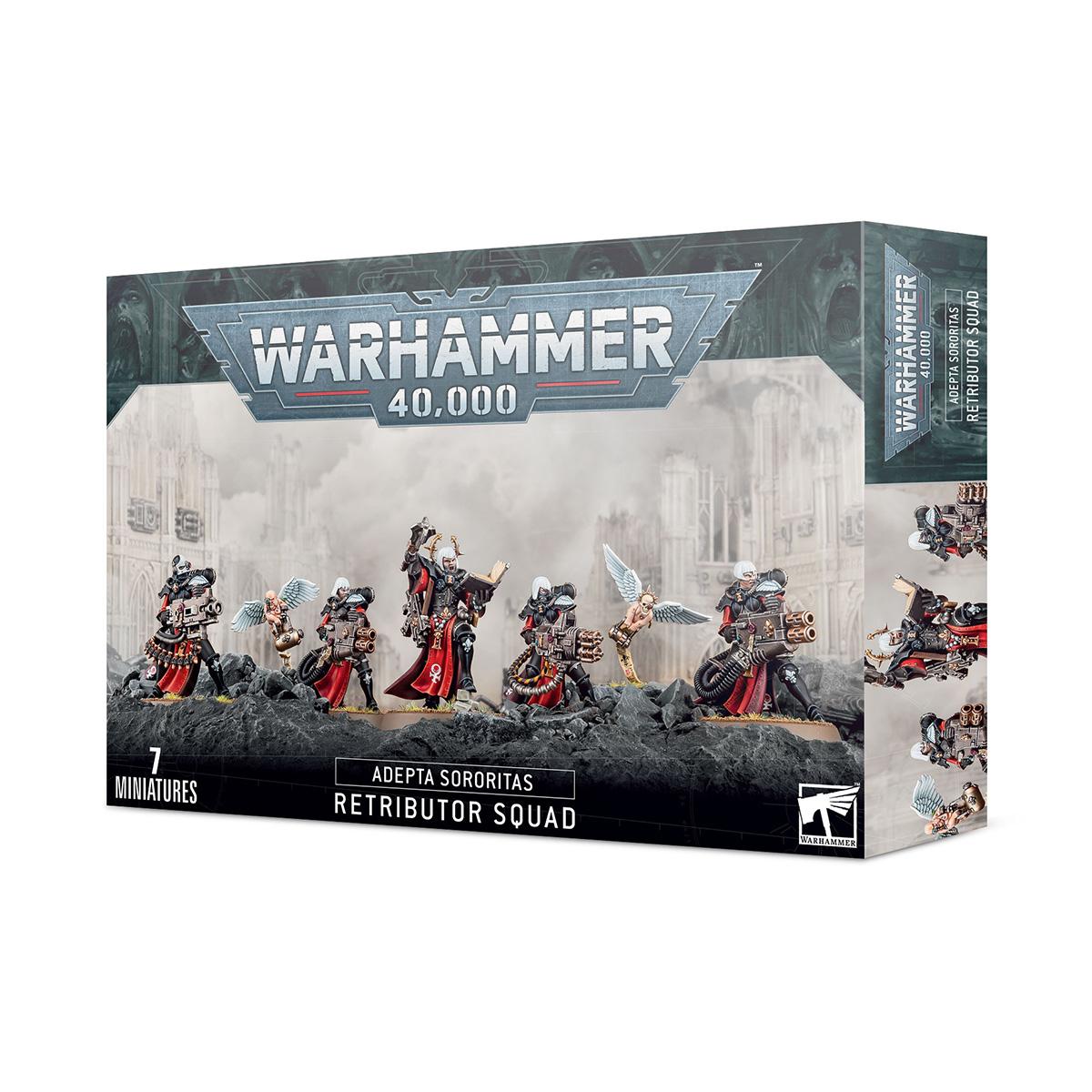 ウォーハンマー 40k アデプタ・ソロリタス：リトリビューター・スカッド WARHAMMER 40,000 ADEPTA SORORITAS:RETRIBUTOR SQUAD 52-25