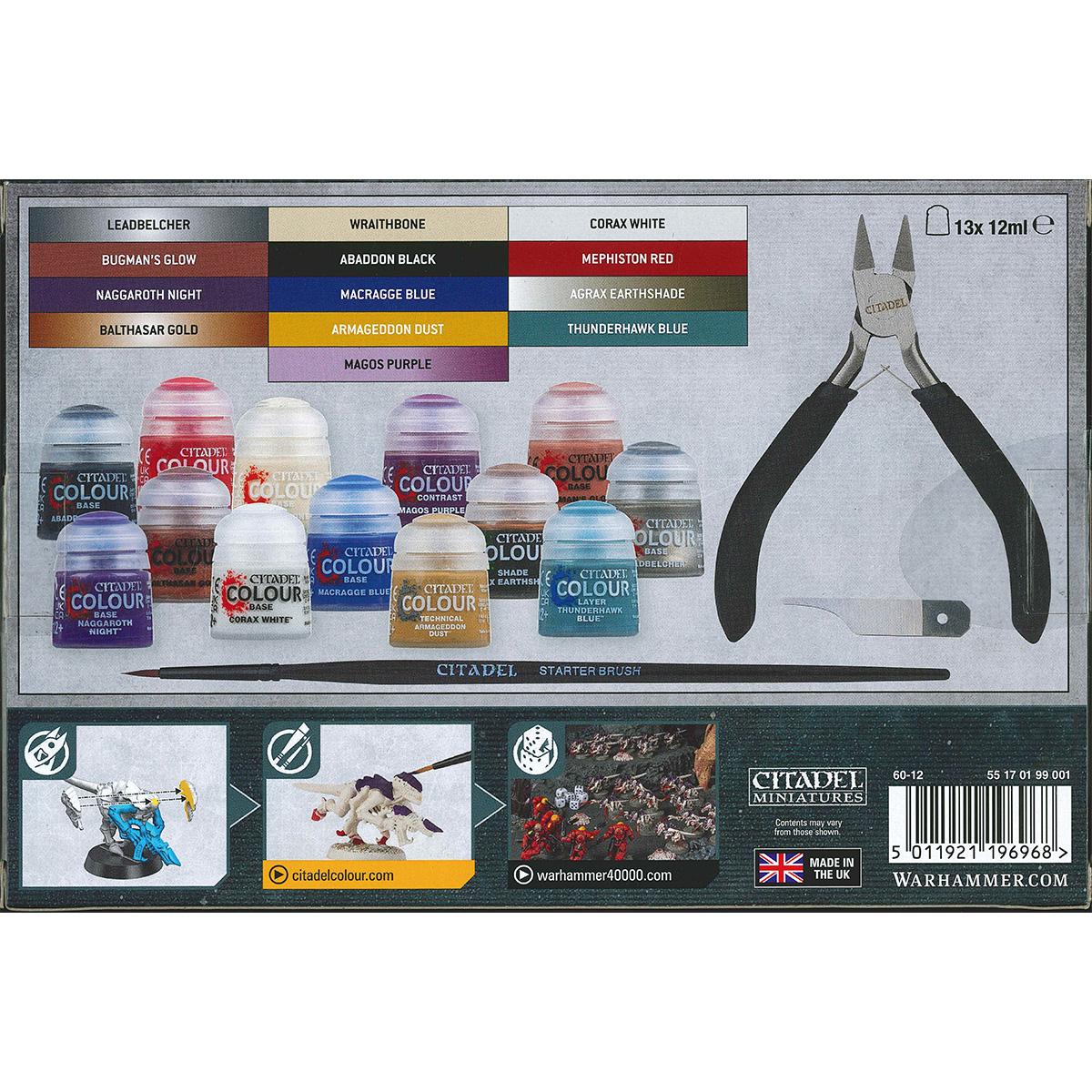 ウォーハンマー 40k ペイント＋ツールセット WARHAMMER 40,000 PAINTS+TOOLS SET 60-12