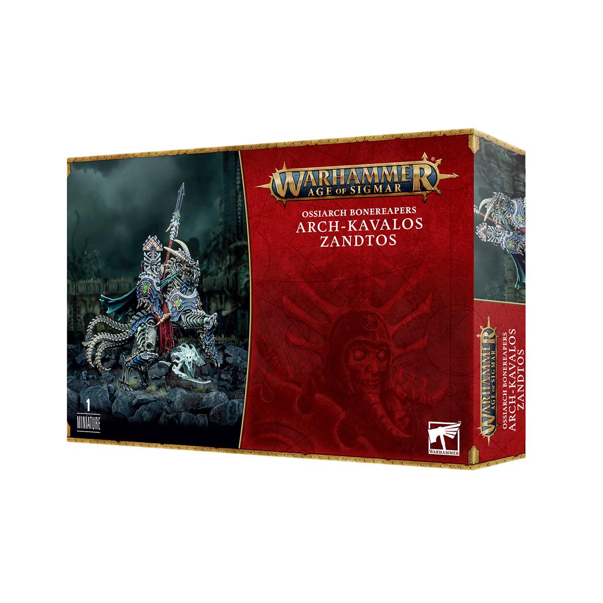 ウォーハンマー エイジ・オヴ・シグマー オシアーク・ボーンリーパー：アーチカヴァロス・ザンドトス WARHAMMER Age of Sigmar OSSIARCH BONEREAPERS：ARCH-KAVALOS ZANDTOS 94-30