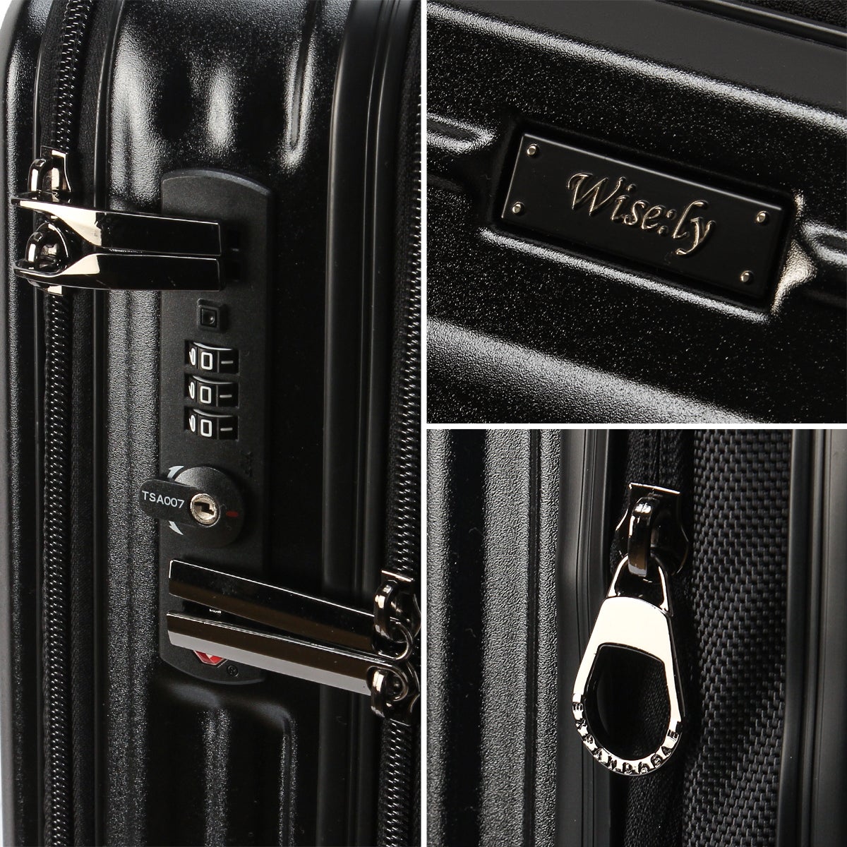 ワイズリー ギャラン スーツケース Mサイズ 56L/62L フロントオープン