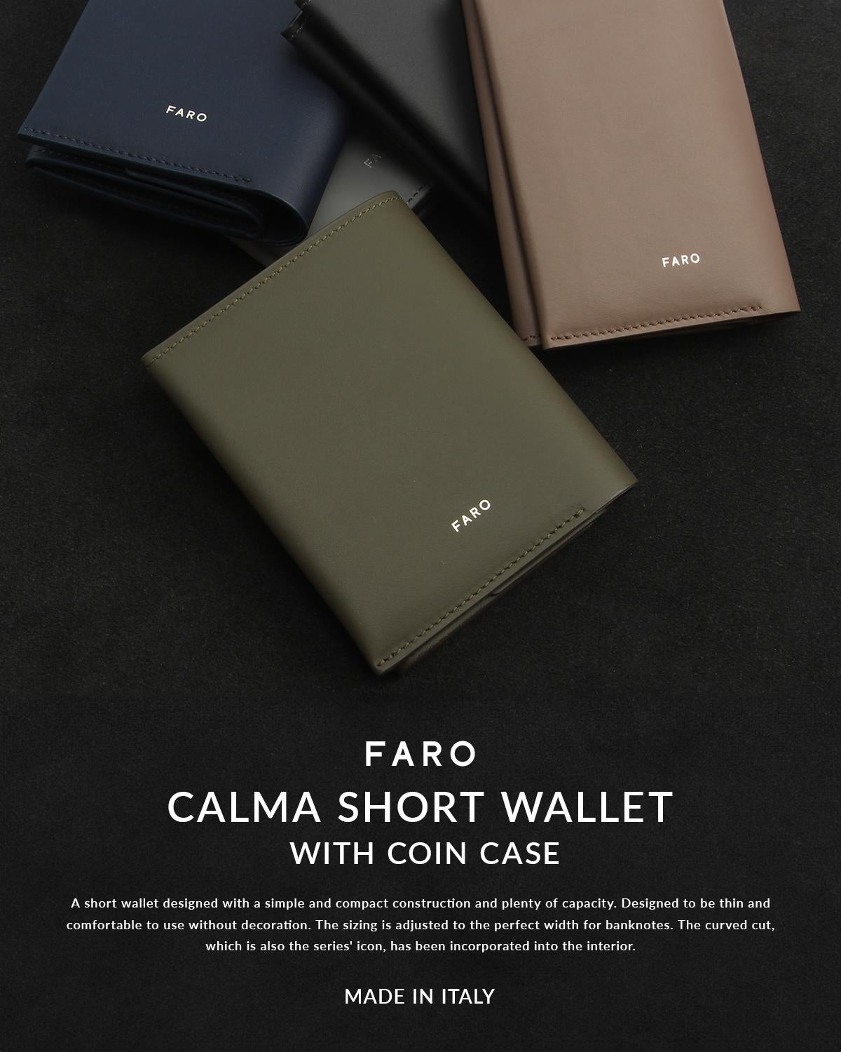 SPRING SALE]ファーロ カルマ 二つ折り財布 FARO Calma F2411W201