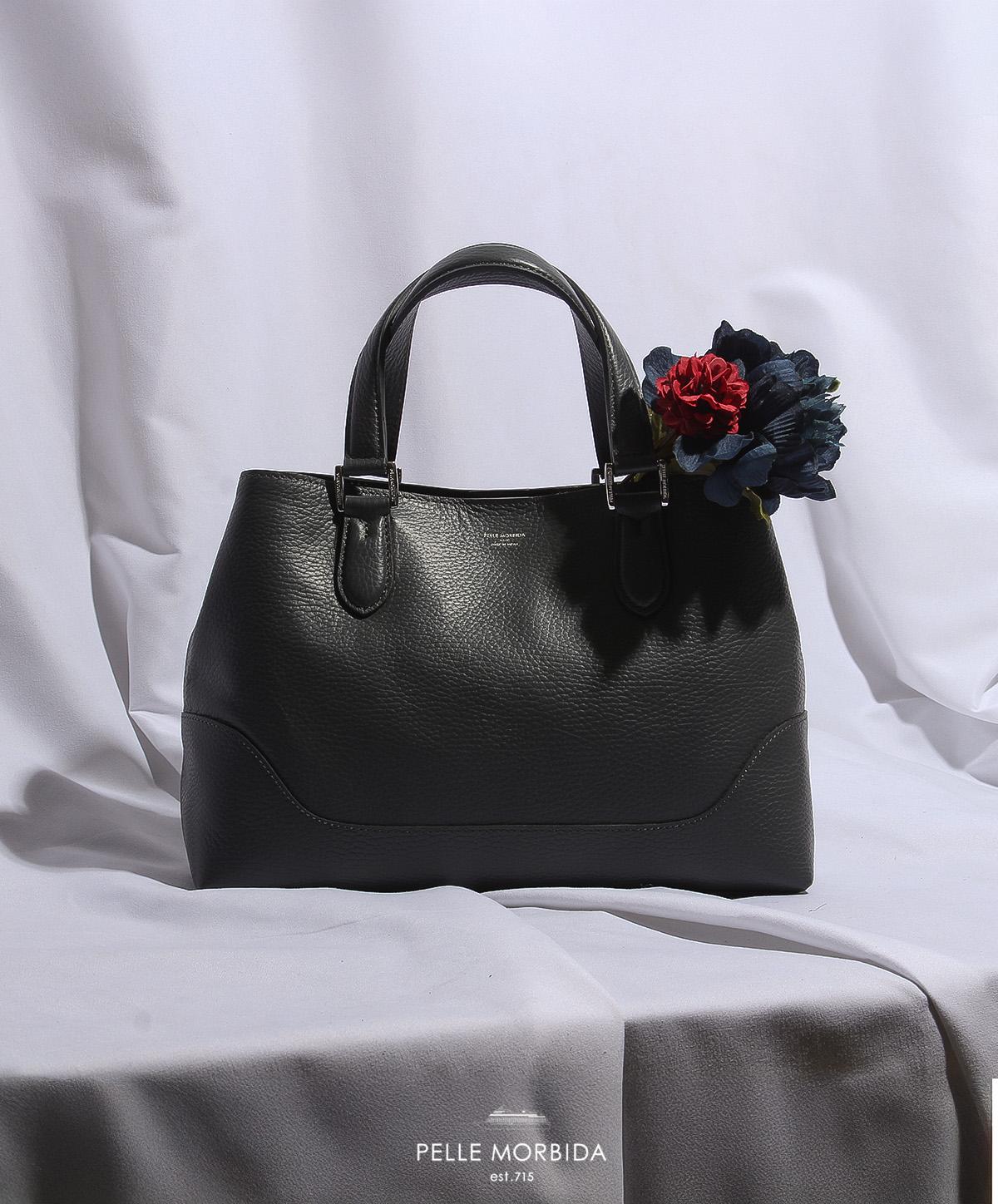 ペッレモルビダ テーラマリーナ トートバッグ PELLE MORBIDA Tela