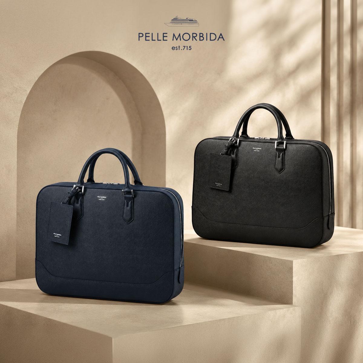 ペッレモルビダ キャピターノ ブリーフケース PELLE MORBIDA pmo-ca018