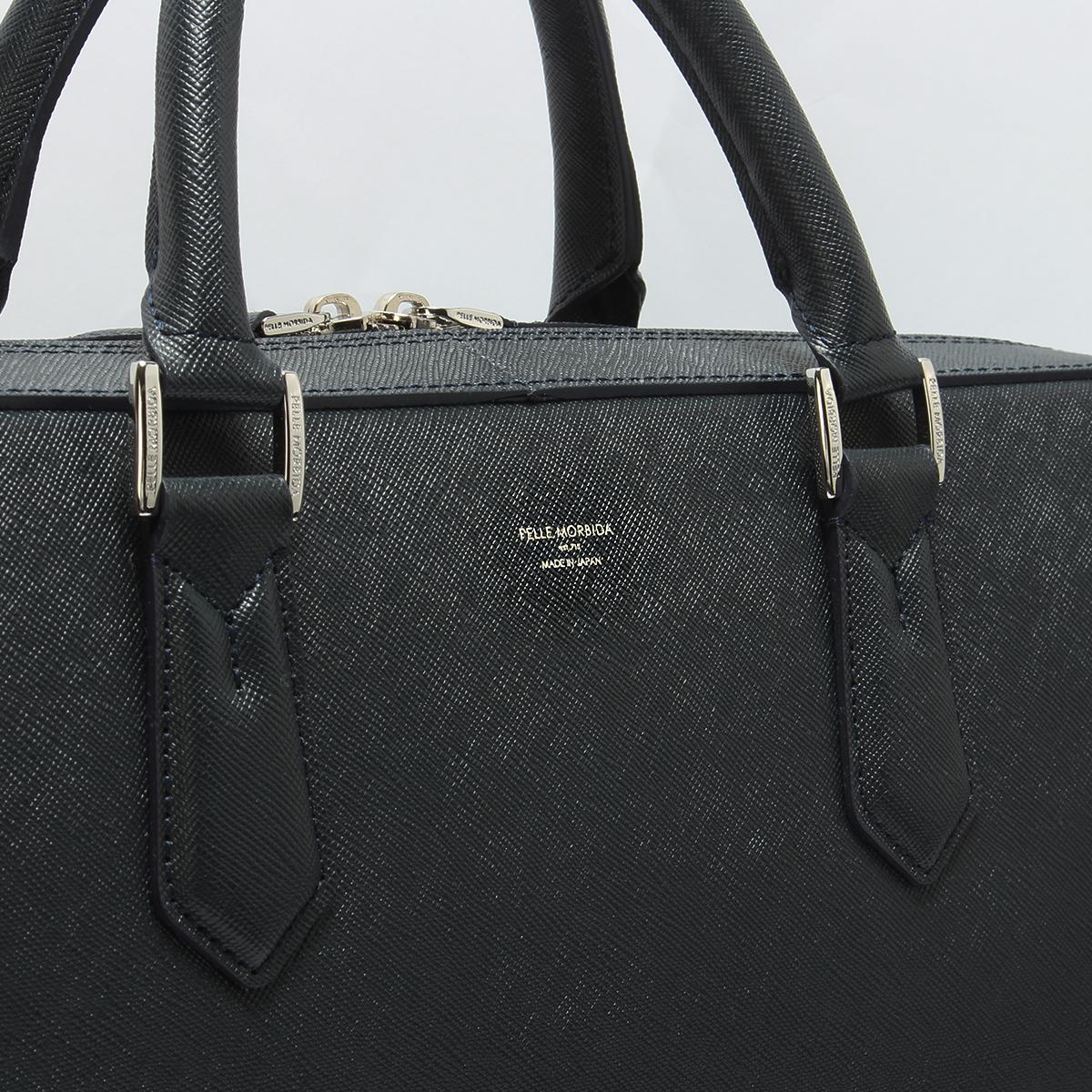 ペッレモルビダ　キャピターノ　ビジネスバッグ　ブラック　レザー　黒　革 PELLE MORBIDA（ペッレ モルビダ） ビジネスバッグ CAPITANO