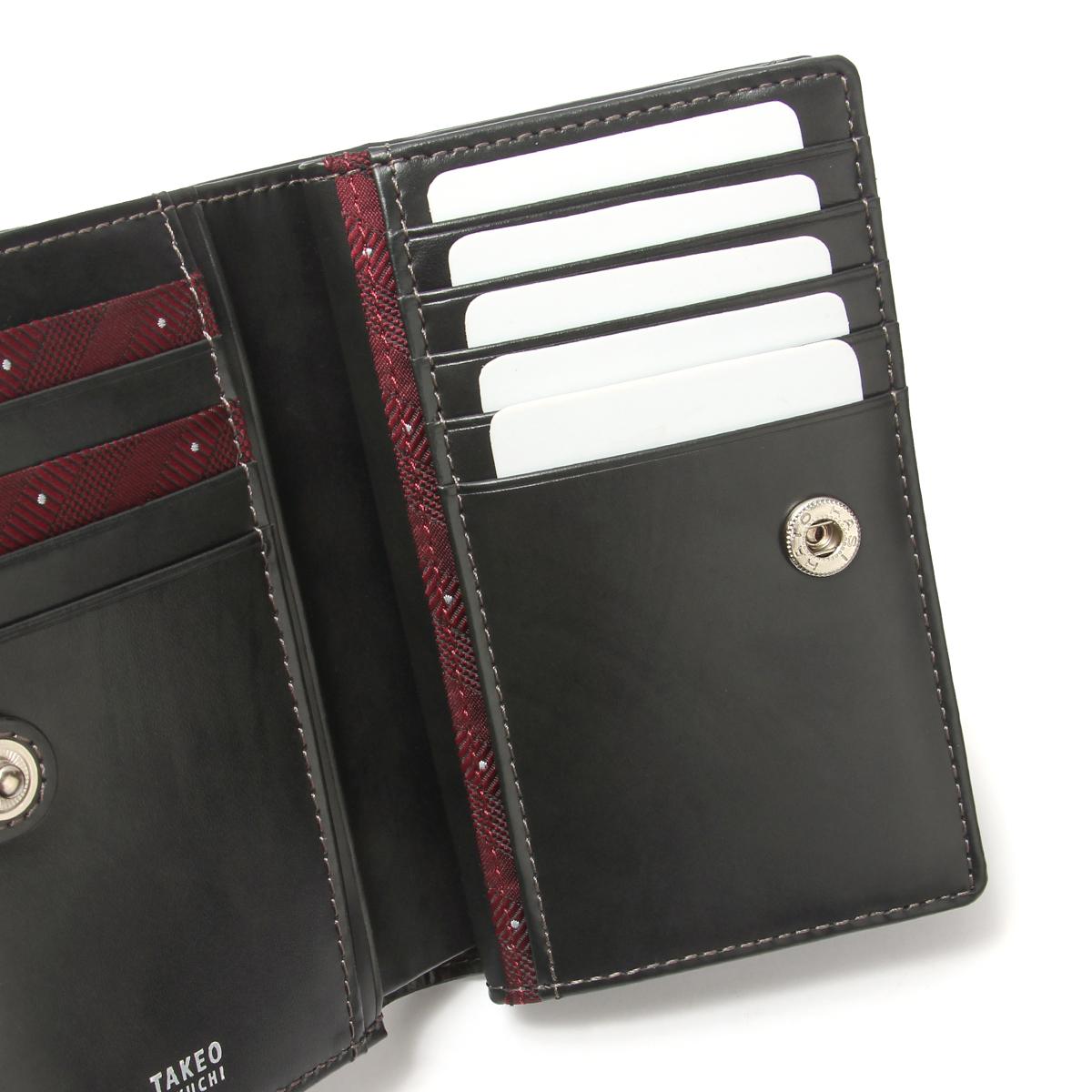限定品 タケオキクチ 二つ折り財布 ミドル財布 L字ファスナー ミドル