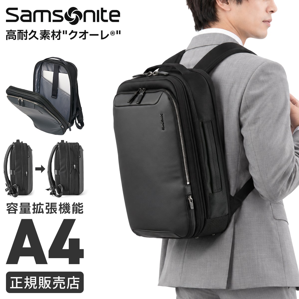 サムソナイト JET BIZ 3 ビジネスリュック Samsonite qz8-001