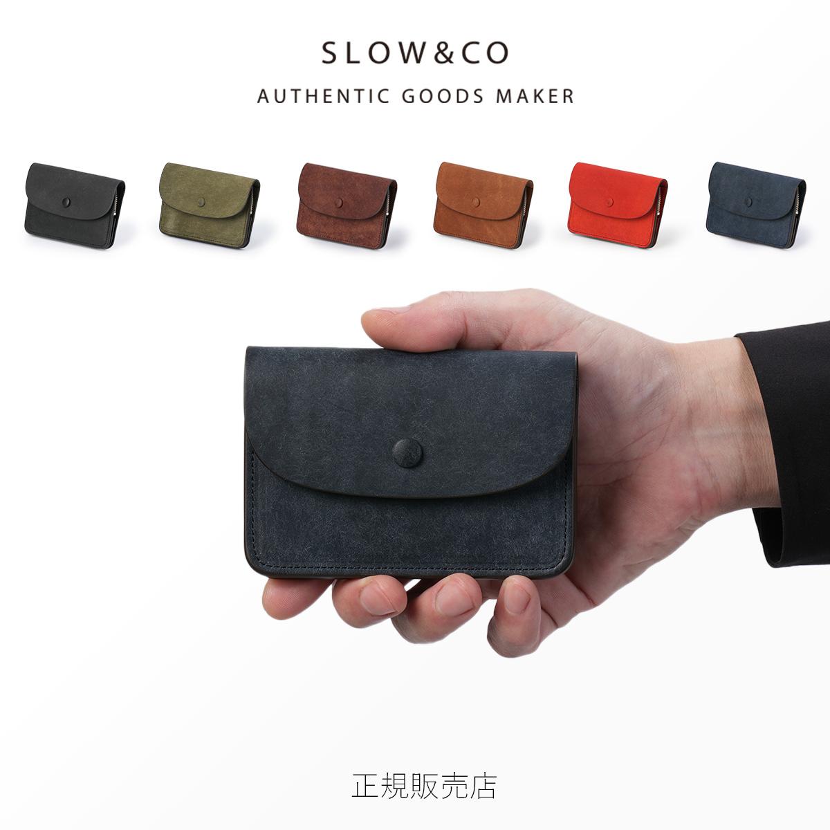 SLOW スロウ ミニ財布 二つ折り財布 スリム コンパクトウォレット