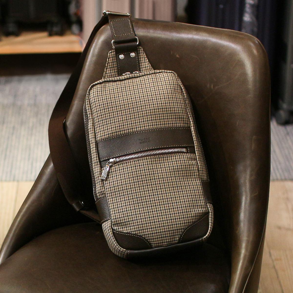 チェック柄レザーボディバッグ BURBERRY】バーバリー『ヴィンテージチェック＆レザー クロスボディ