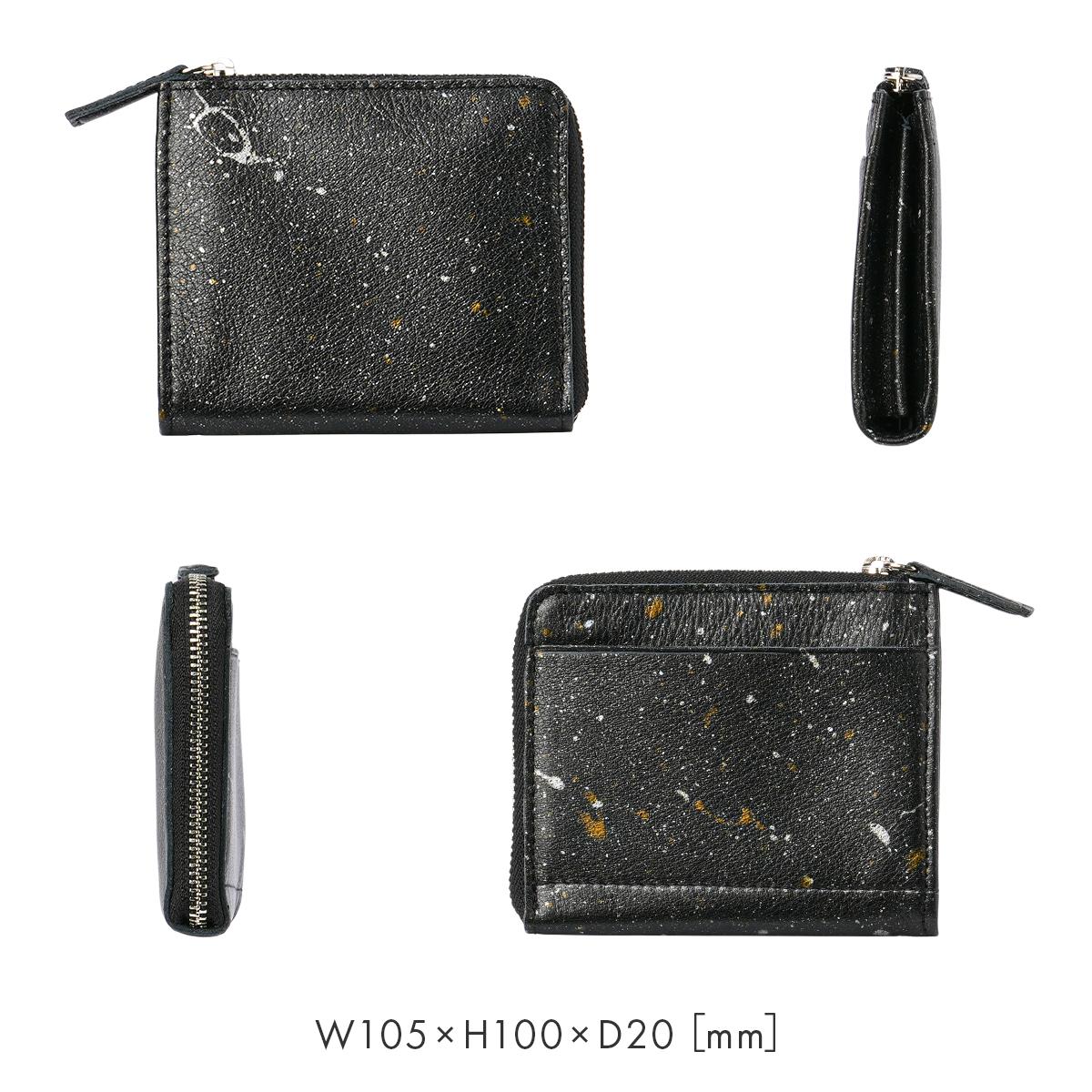SPRING SALE]クルニー ミニ財布 二つ折り財布 L字ファスナー