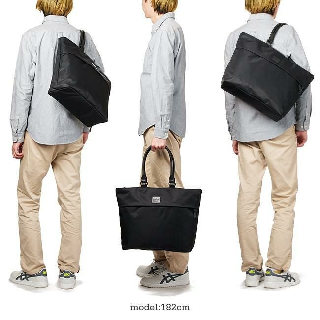 マンハッタンポーテージ ブラックレーベル ツイルナイロン トートバッグ Manhattan Portage BLACK LABEL mp1338twlbl