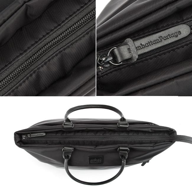 マンハッタンポーテージ ブラックレーベル ツイルナイロン トートバッグ Manhattan Portage BLACK LABEL mp1338twlbl