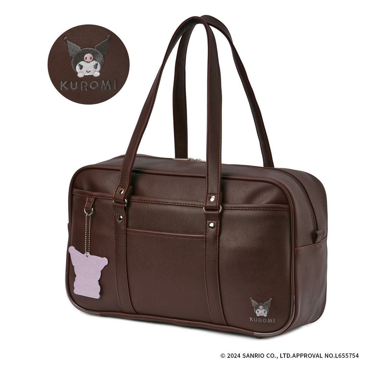 クロミ  ボストンバッグ  kuromi-62058