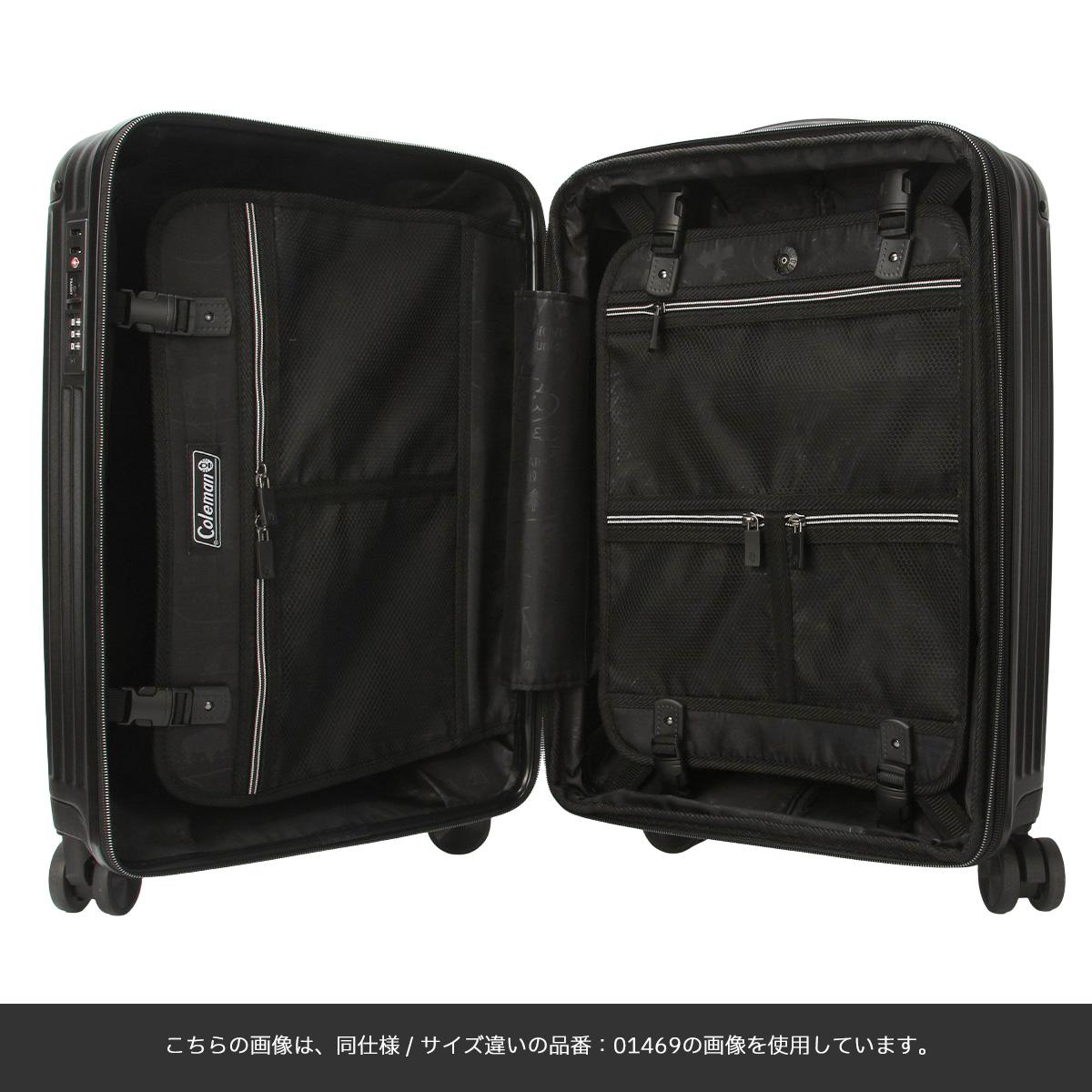 コールマン スーツケース Mサイズ 60L 拡張機能 キャリーケース