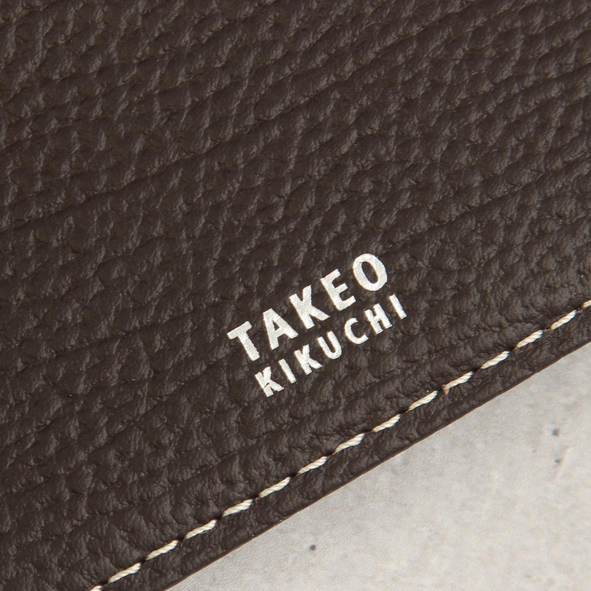 タケオキクチ クォーター 二つ折り財布 TAKEO KIKUCHI tk-742634