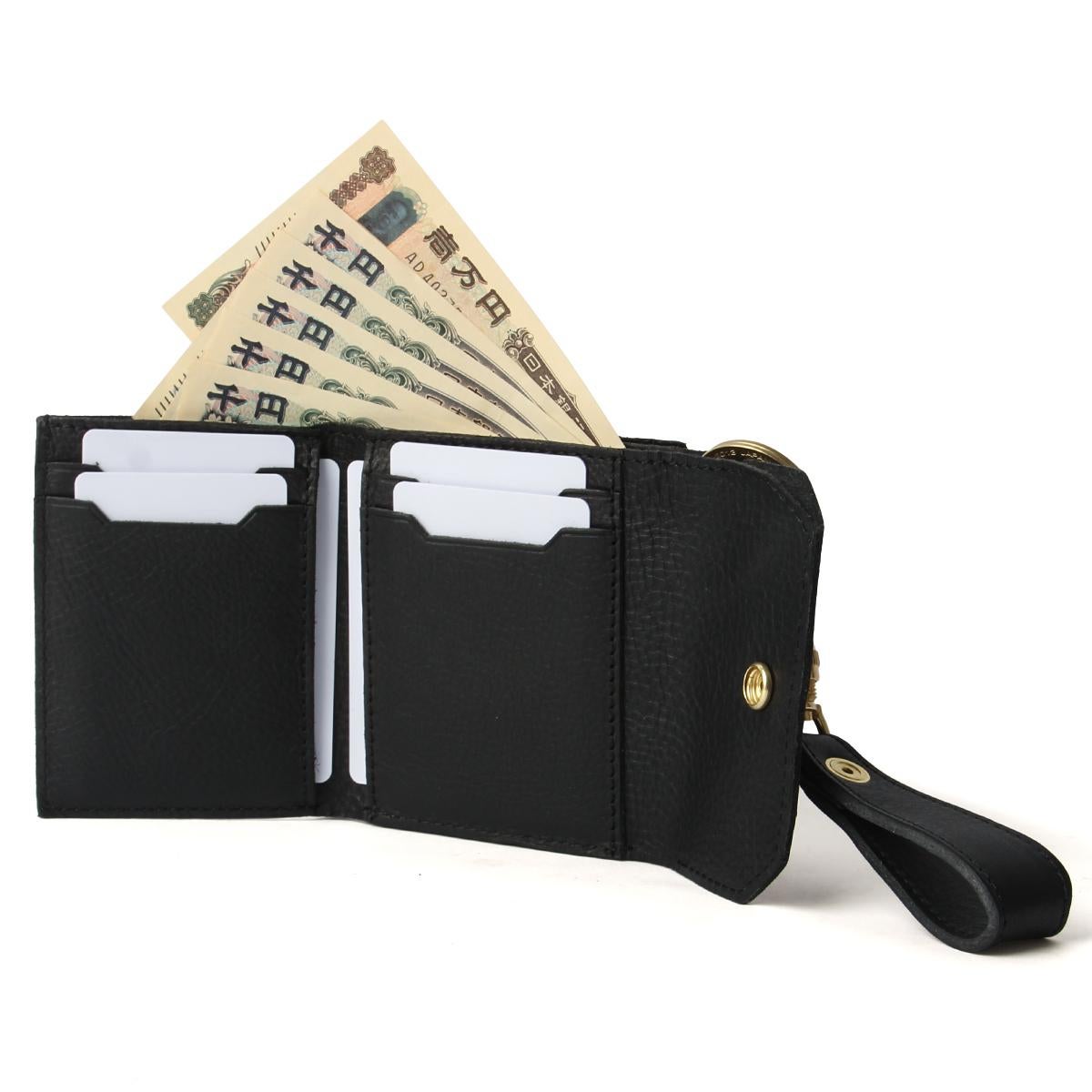 アッソブ OILED SHRINK 三つ折り財布 A2SOV as2ov-101408