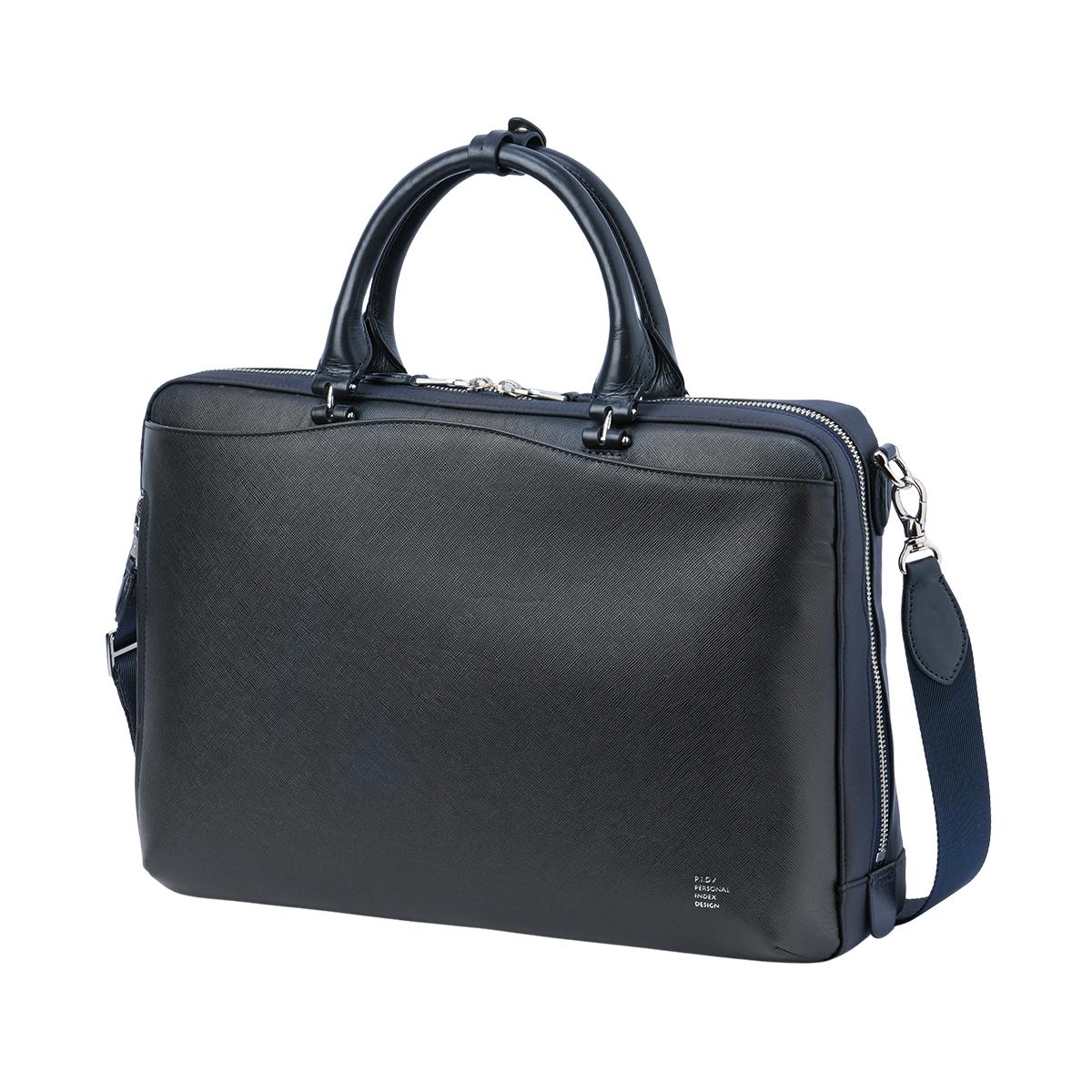 【新品同様】ロワード　p.i.d brina 2wayブリーフケース ネイビー ピーアイディー ブリーナ ビジネスバッグ ブリーフケース A4 2WAY