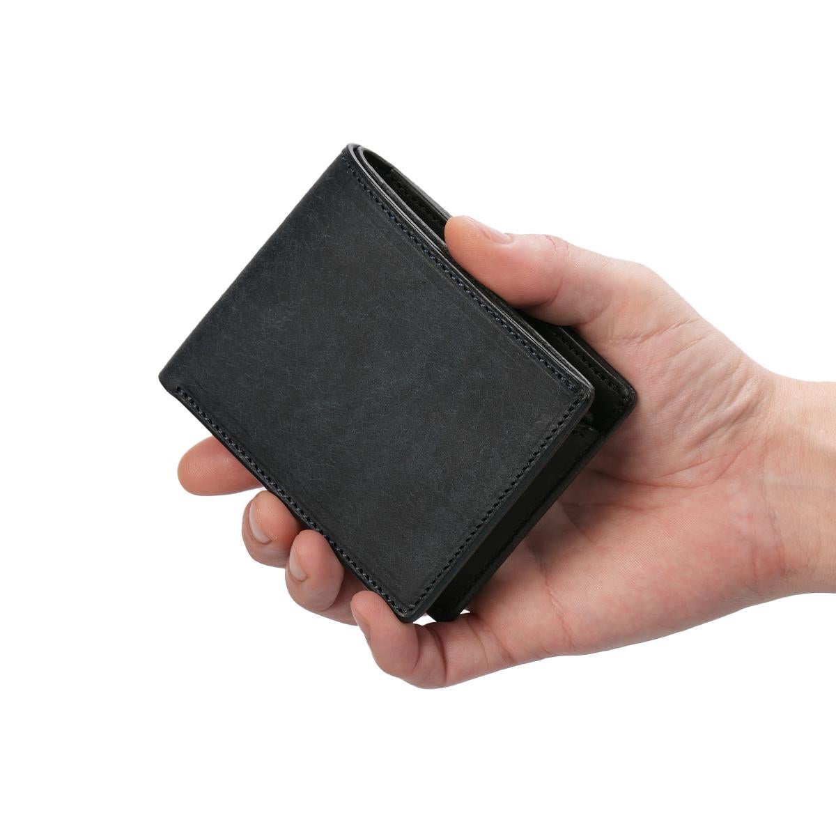 クランプ イタリアンヌバックレザー 二つ折り財布 Cramp cr-601