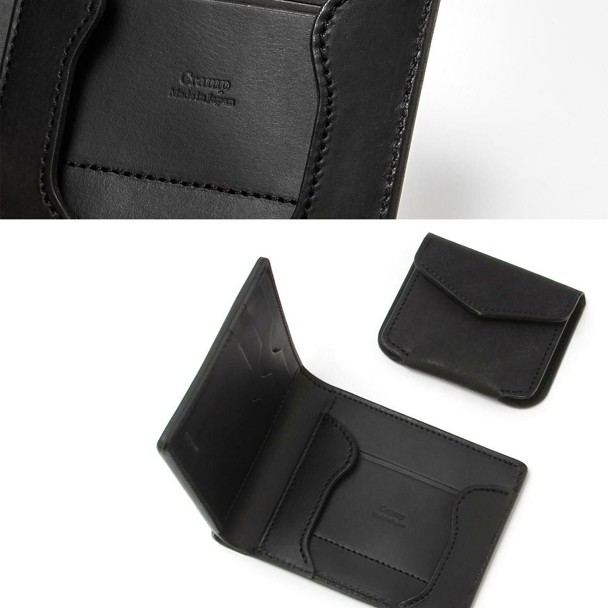クランプ イタリアンヌバックレザー 二つ折り財布 Cramp cr-601