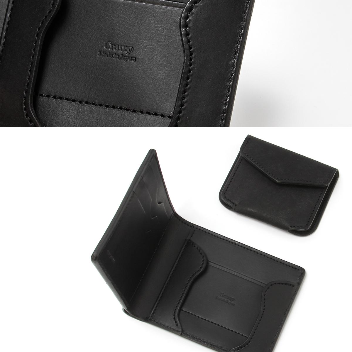 クランプ イタリアンヌバックレザー 二つ折り財布 Cramp cr-601