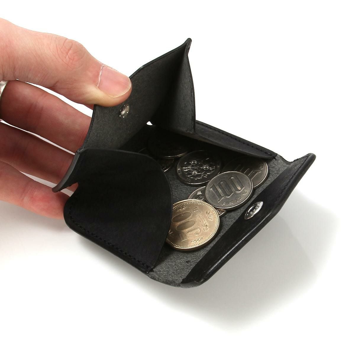 クランプ イタリアンヌバックレザー 二つ折り財布 Cramp cr-601