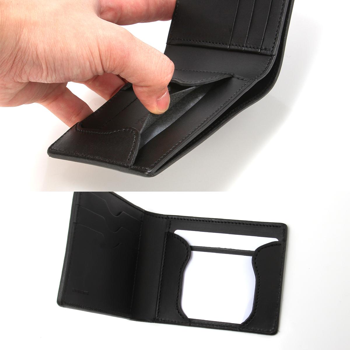 クランプ イタリアンヌバックレザー 二つ折り財布 Cramp cr-601
