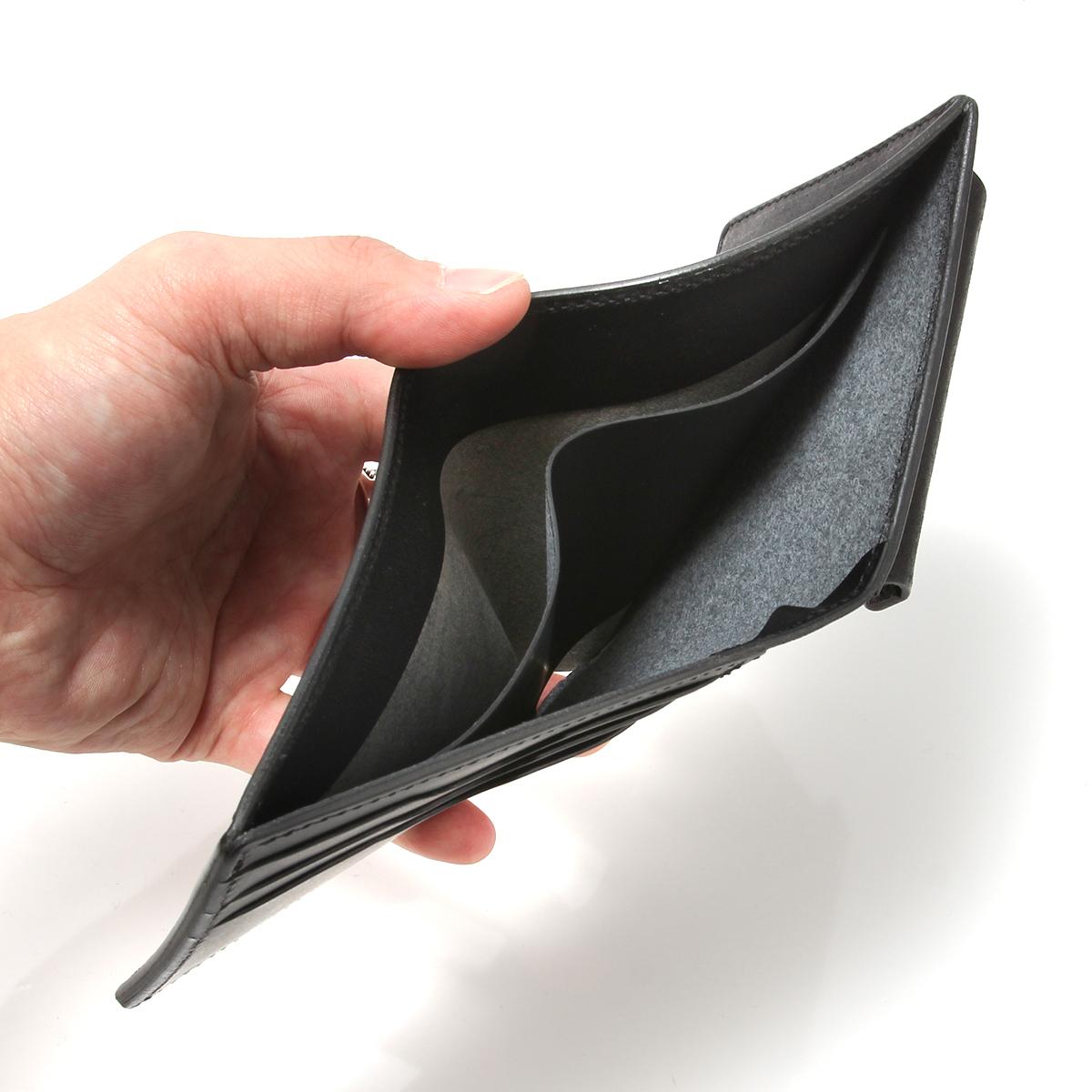 クランプ イタリアンヌバックレザー 二つ折り財布 Cramp cr-601