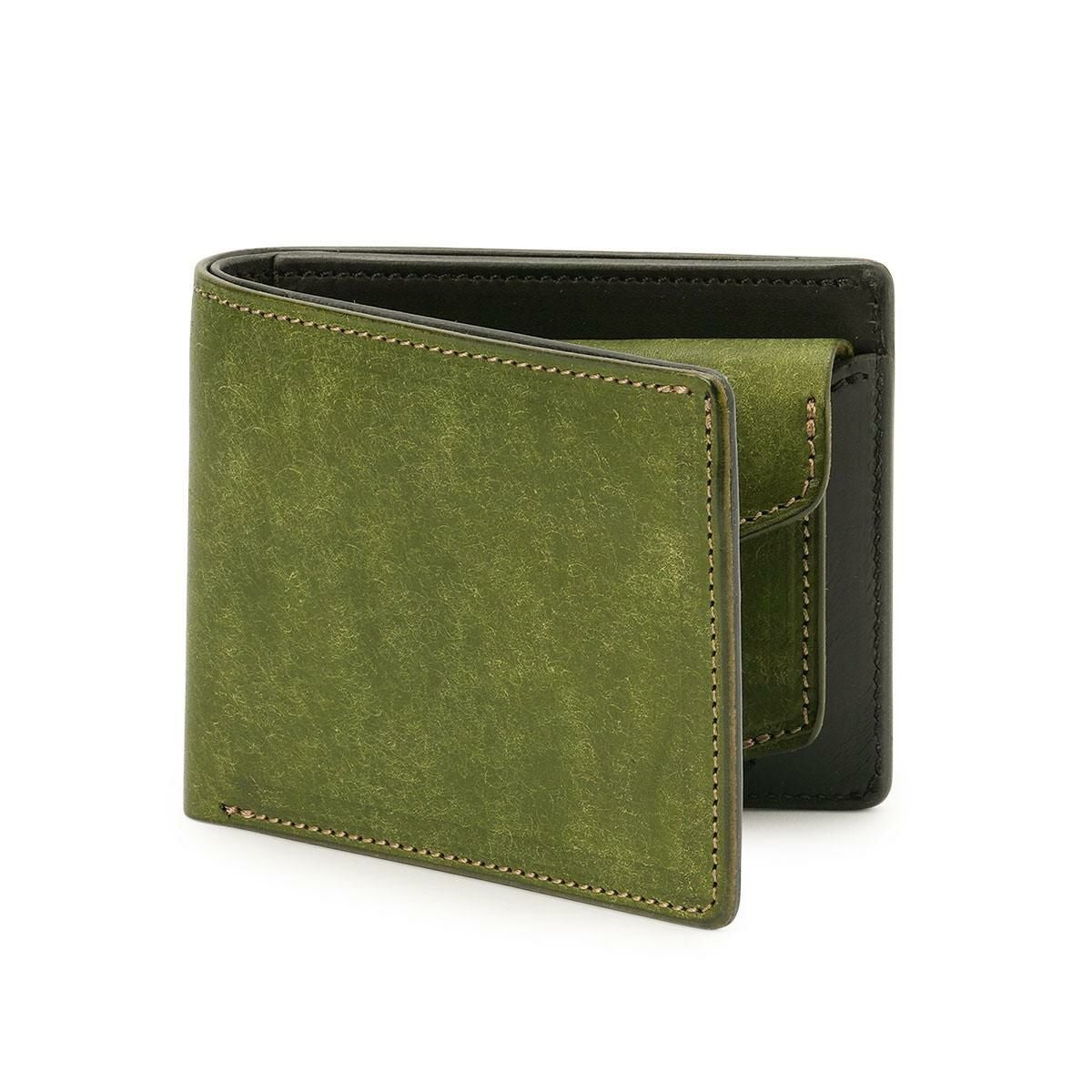 クランプ イタリアンヌバックレザー 二つ折り財布 Cramp cr-601