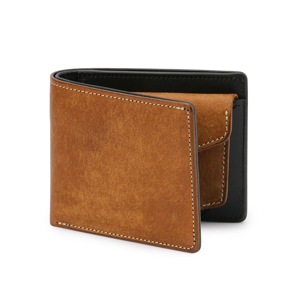 クランプ イタリアンヌバックレザー 二つ折り財布 Cramp cr-601