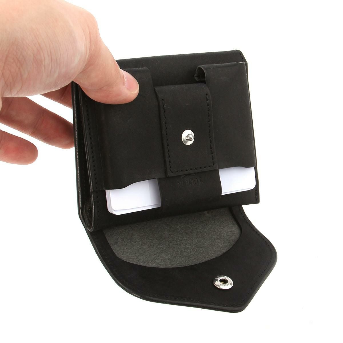 クランプ イタリアンヌバックレザー 二つ折り財布 Cramp cr-602