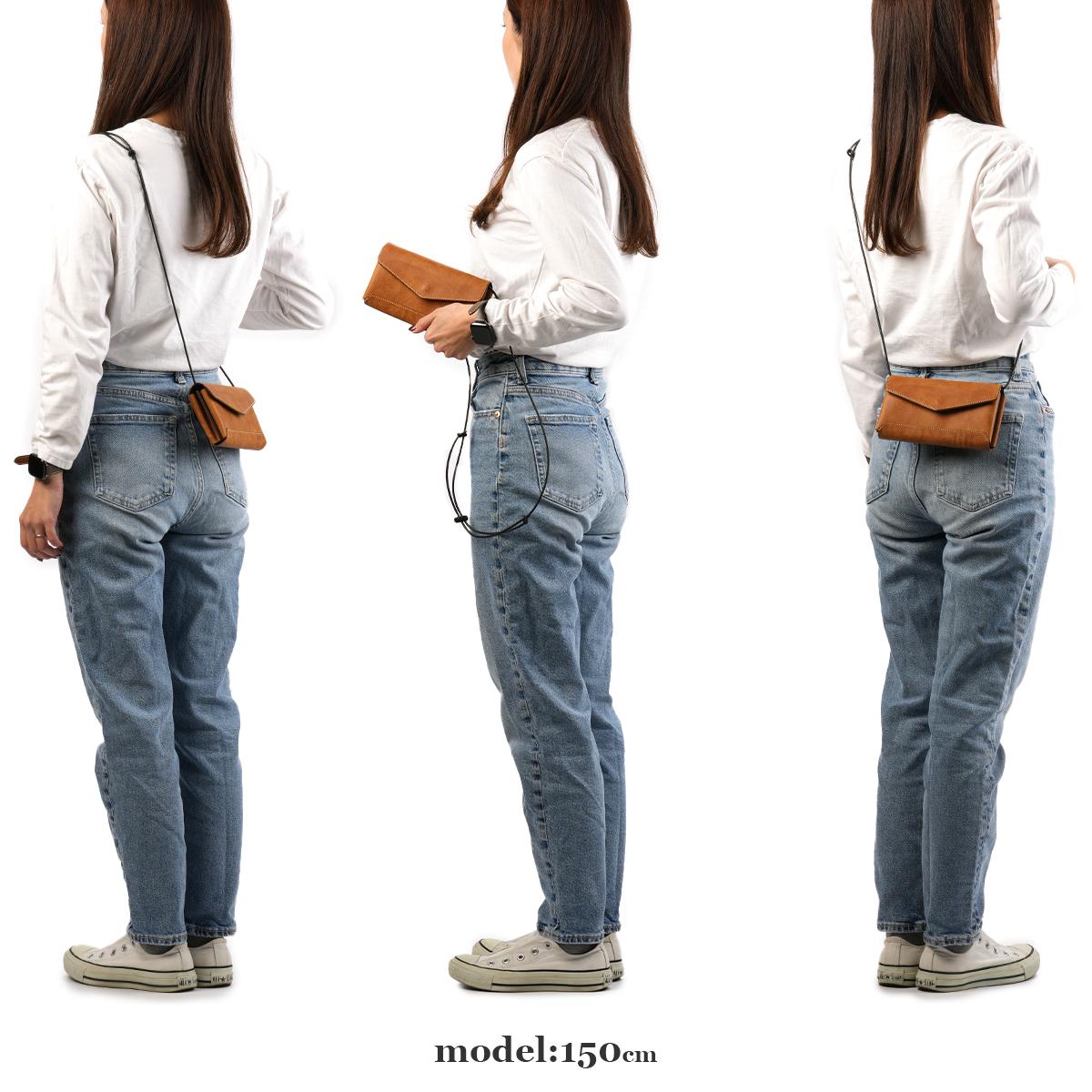 クランプ イタリアンヌバックレザー ショルダーウォレット Cramp cr-603