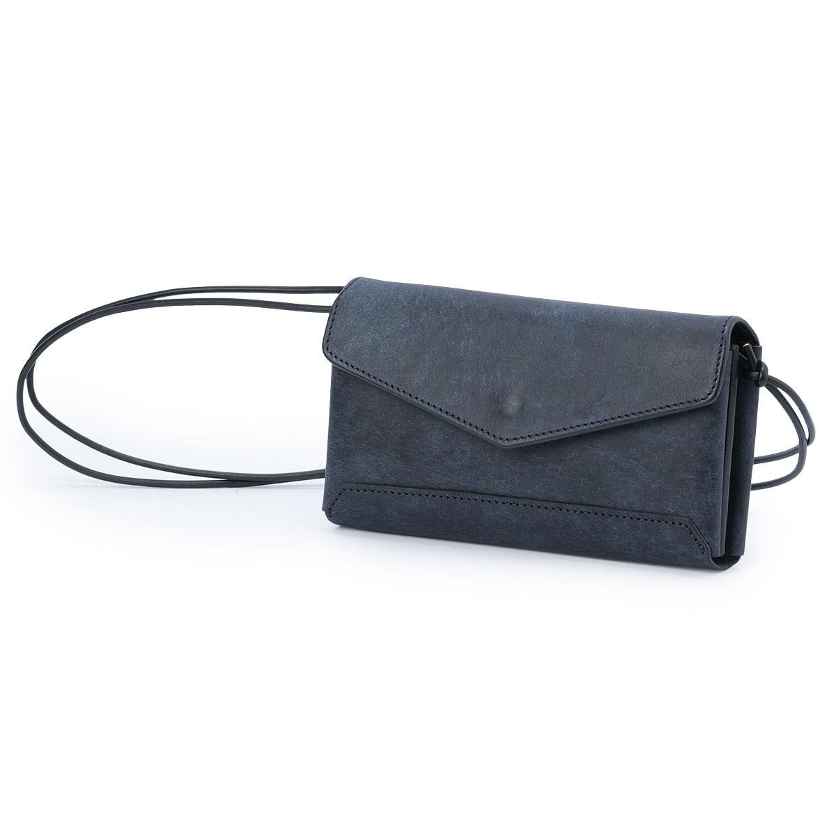 クランプ イタリアンヌバックレザー ショルダーウォレット Cramp cr-603