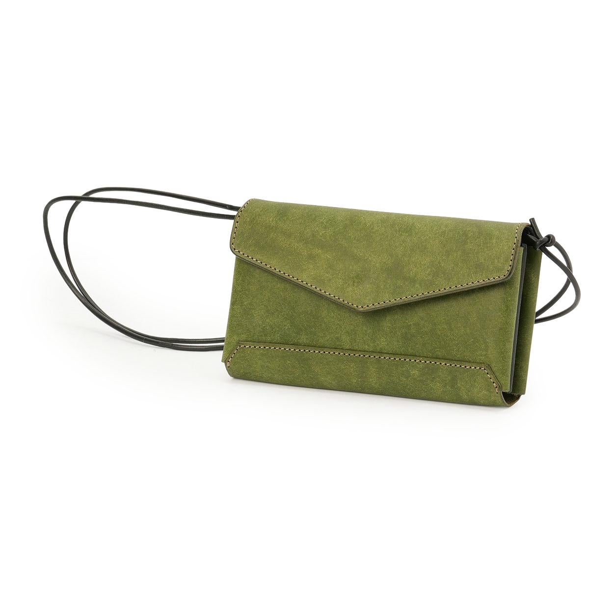 クランプ イタリアンヌバックレザー ショルダーウォレット Cramp cr-603