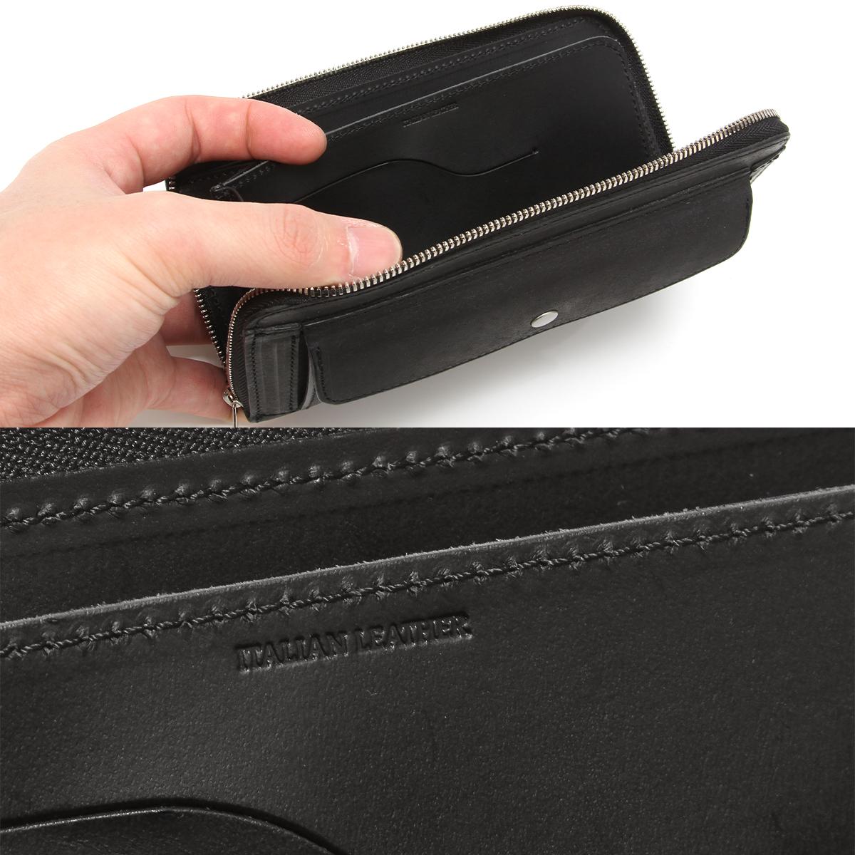 クランプ イタリアンヌバックレザー 長財布 Cramp cr-604