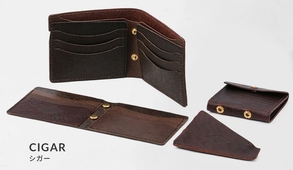 KIGO Wallet 二つ折り財布  kgwt2110-bul