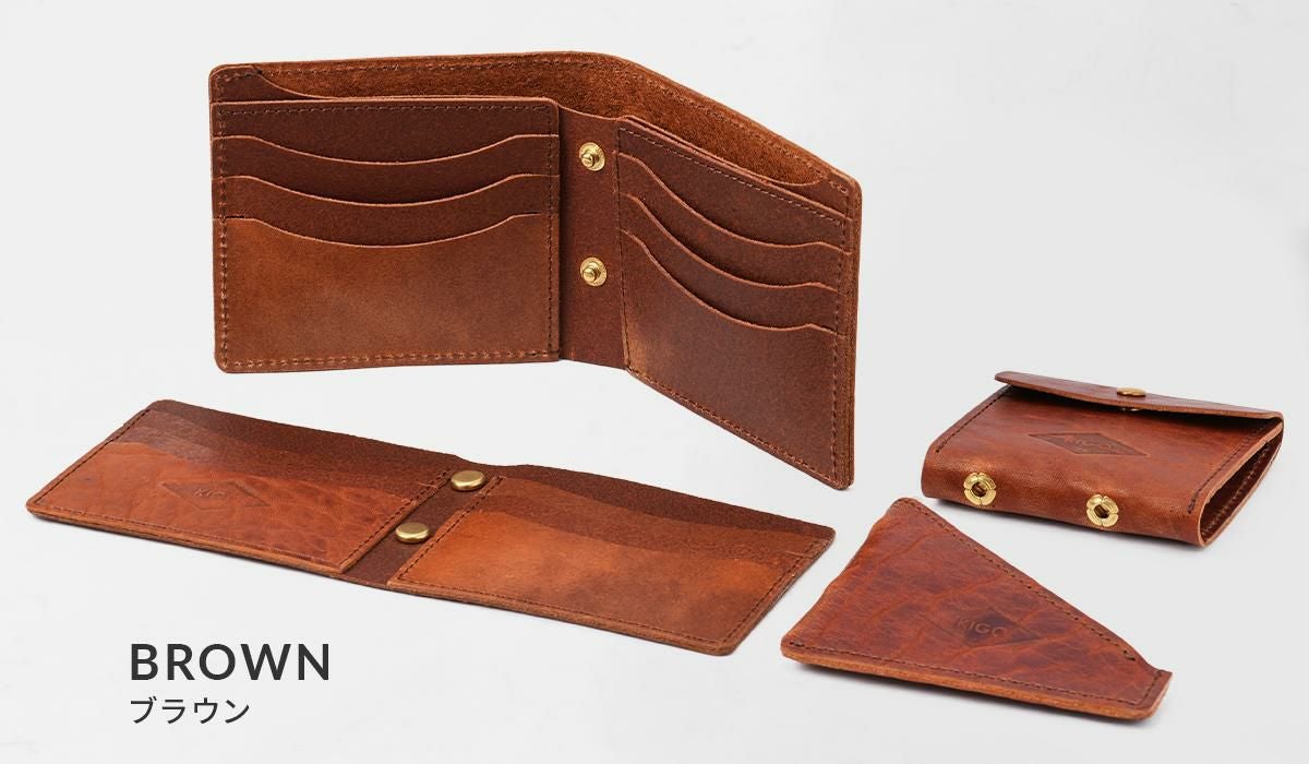 KIGO Wallet 二つ折り財布  kgwt2110-bul