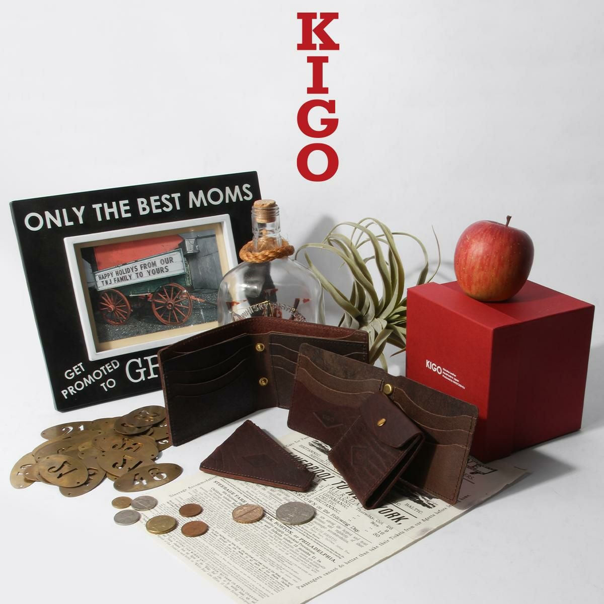 KIGO Wallet 二つ折り財布  kgwt2110-bul