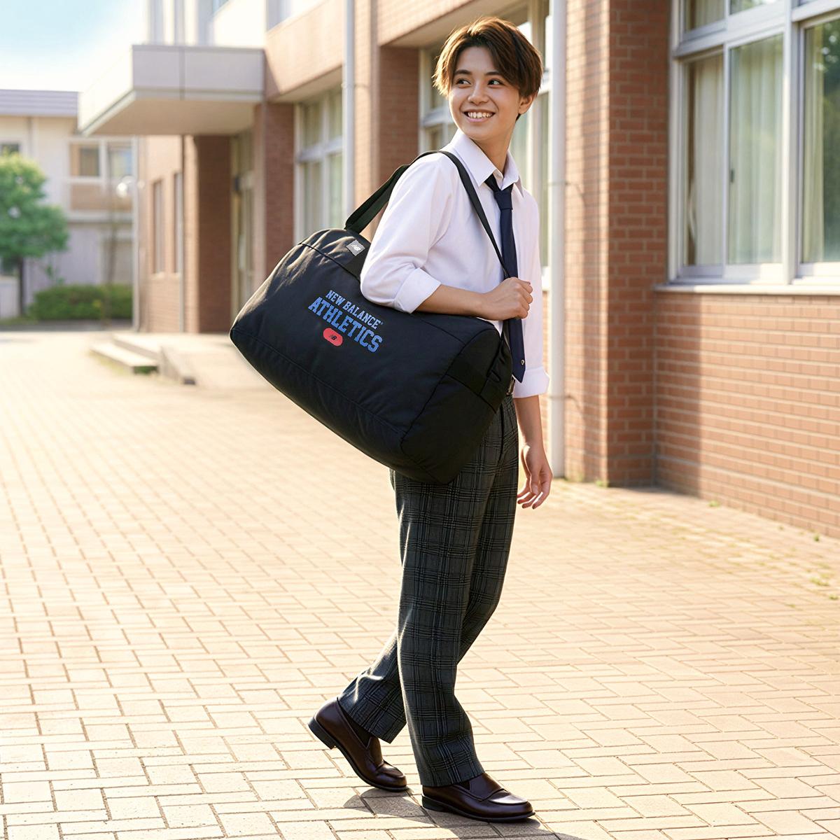 ニューバランス ボストンバッグ 55L 修学旅行 林間学校 宿泊学習