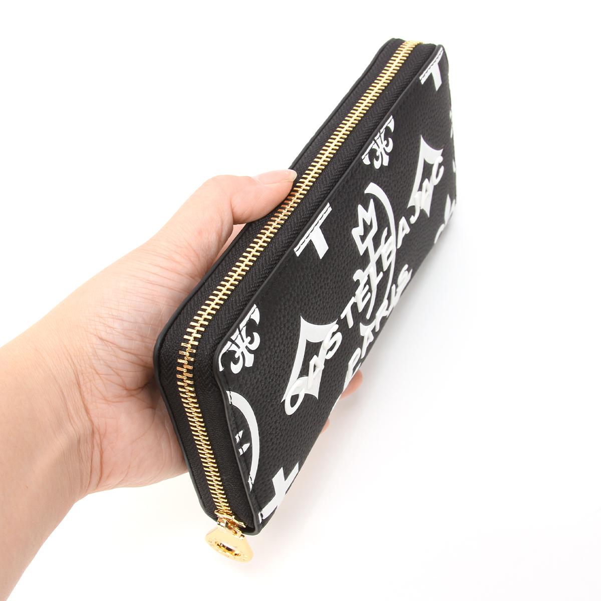 未使用級✨カステルバジャック✨Claireクレア✨長財布✨ラウンド✨レザー✨黒黄 カステルバジャック クレア 長財布 ラウンドファスナー CASTELBAJAC