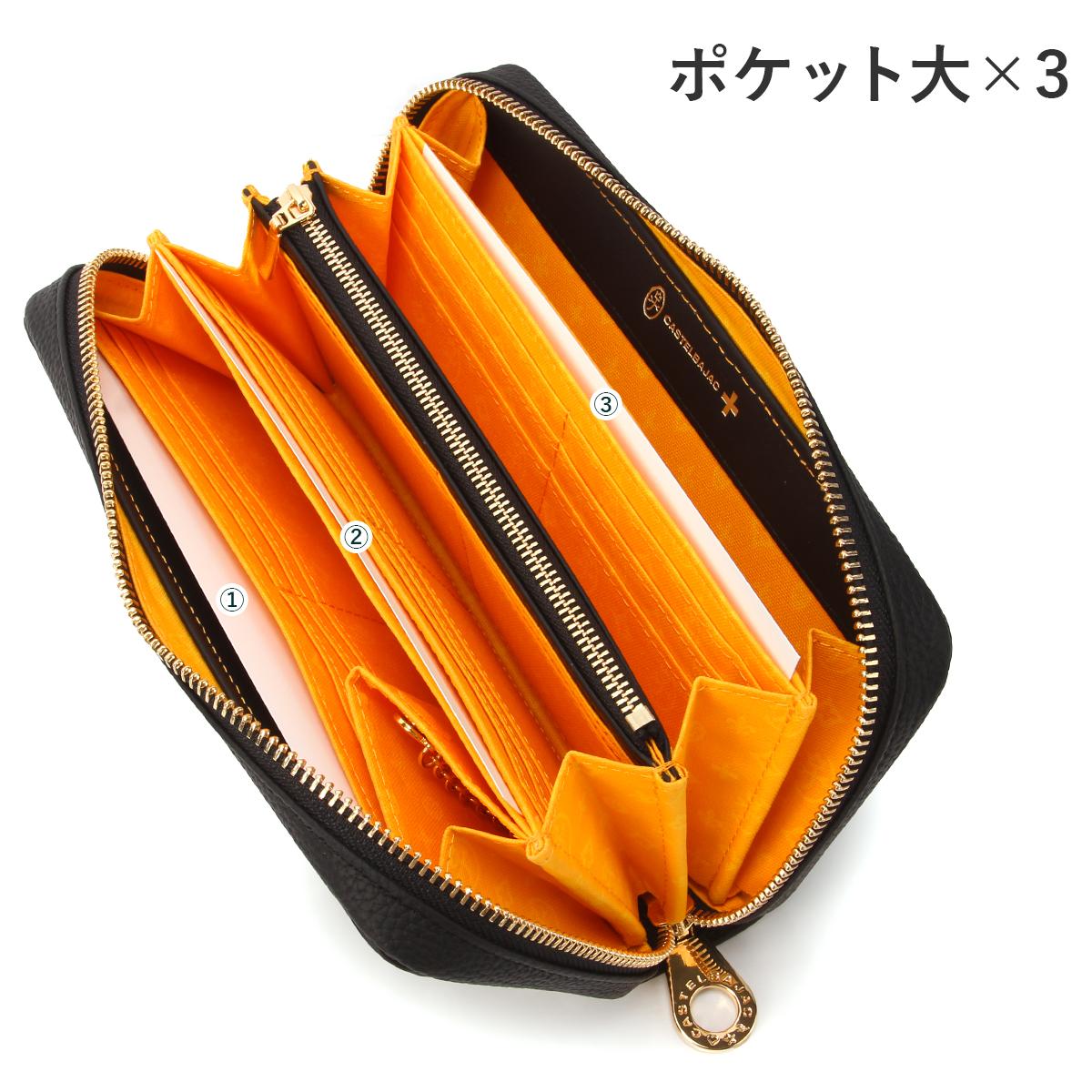 カステルバジャック クレア 長財布 ラウンドファスナー CASTELBAJAC