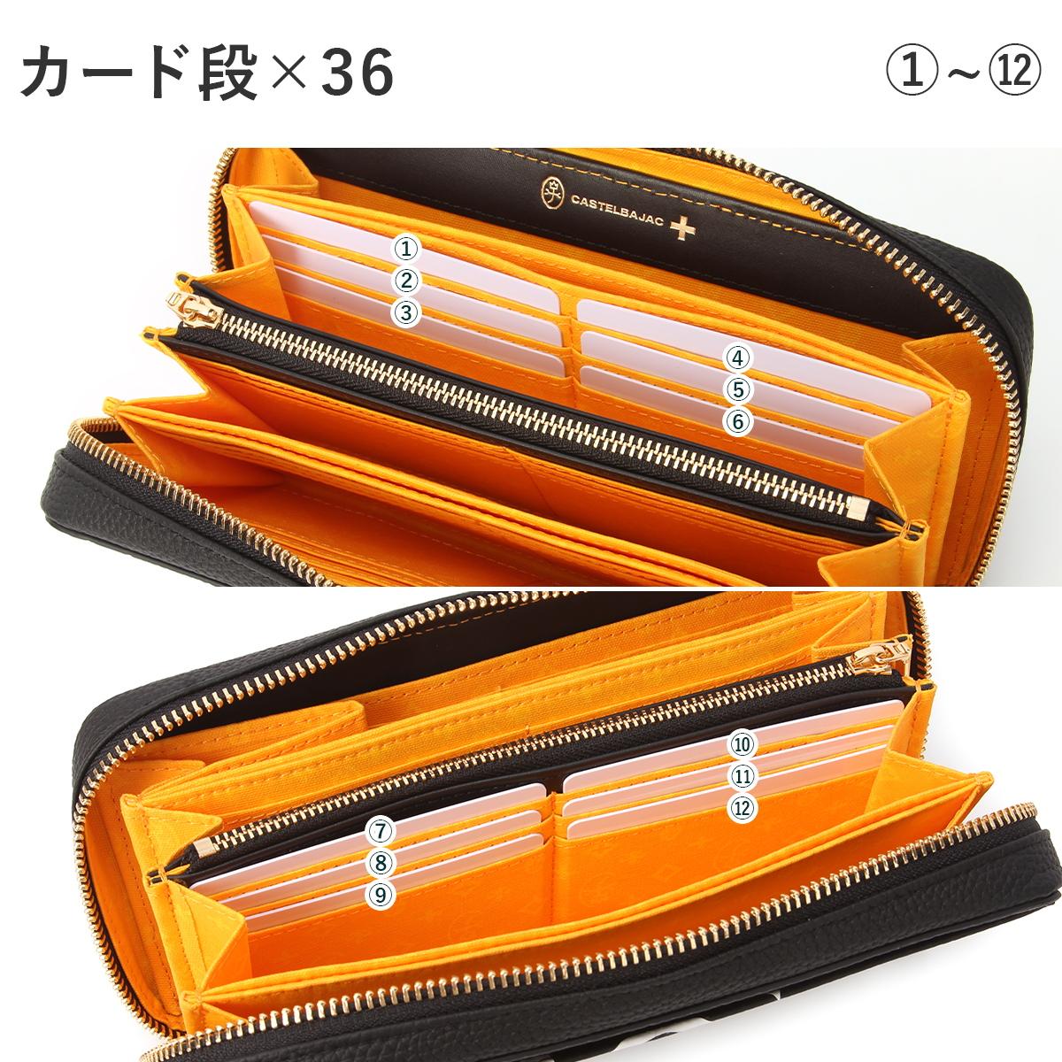 カステルバジャック クレア 長財布 ラウンドファスナー CASTELBAJAC
