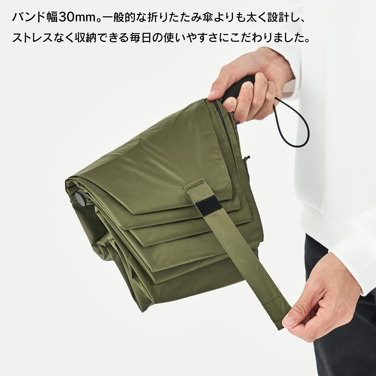 バグスロウ×アンベル タフネス ヒートブロック 折りたたみ傘 全天候型 晴雨兼用 8本骨 Amvel TOUGHNESS bugSlaw A2756