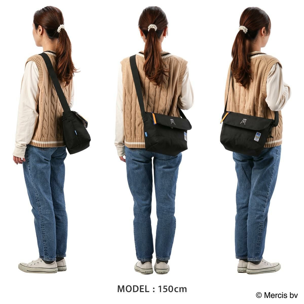 MEI OCEAN ×SNOOPY,MIFFY,KUROMI ショルダーバッグ  mei-flapshould