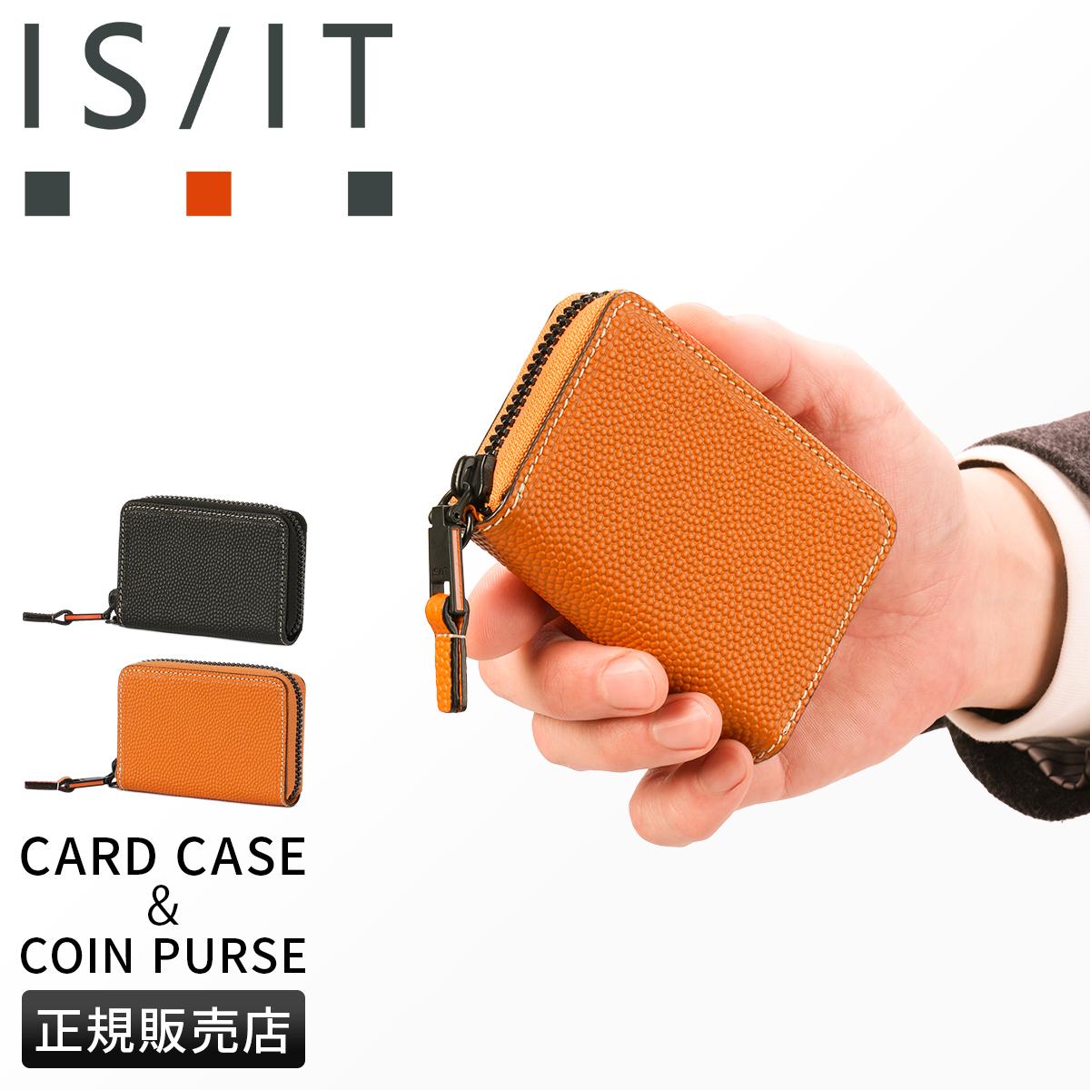 イズイット ダンク 二つ折り財布 ミドルウォレット ラウンドファスナー