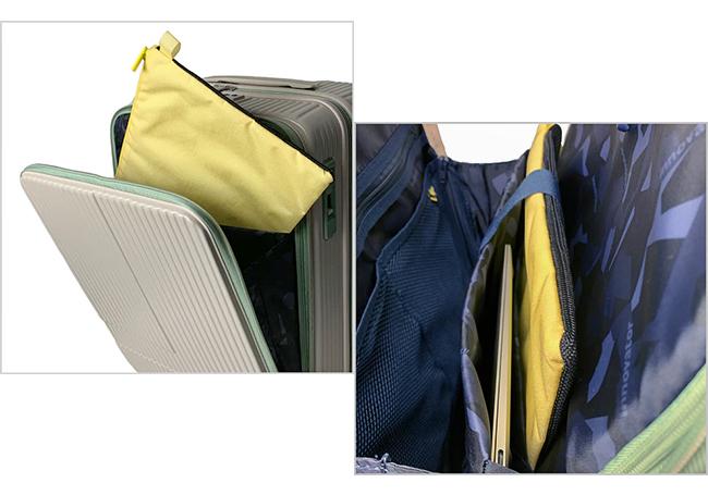 2年保証＋イノベーター スーツケース Mサイズ 55L 24インチ フロント