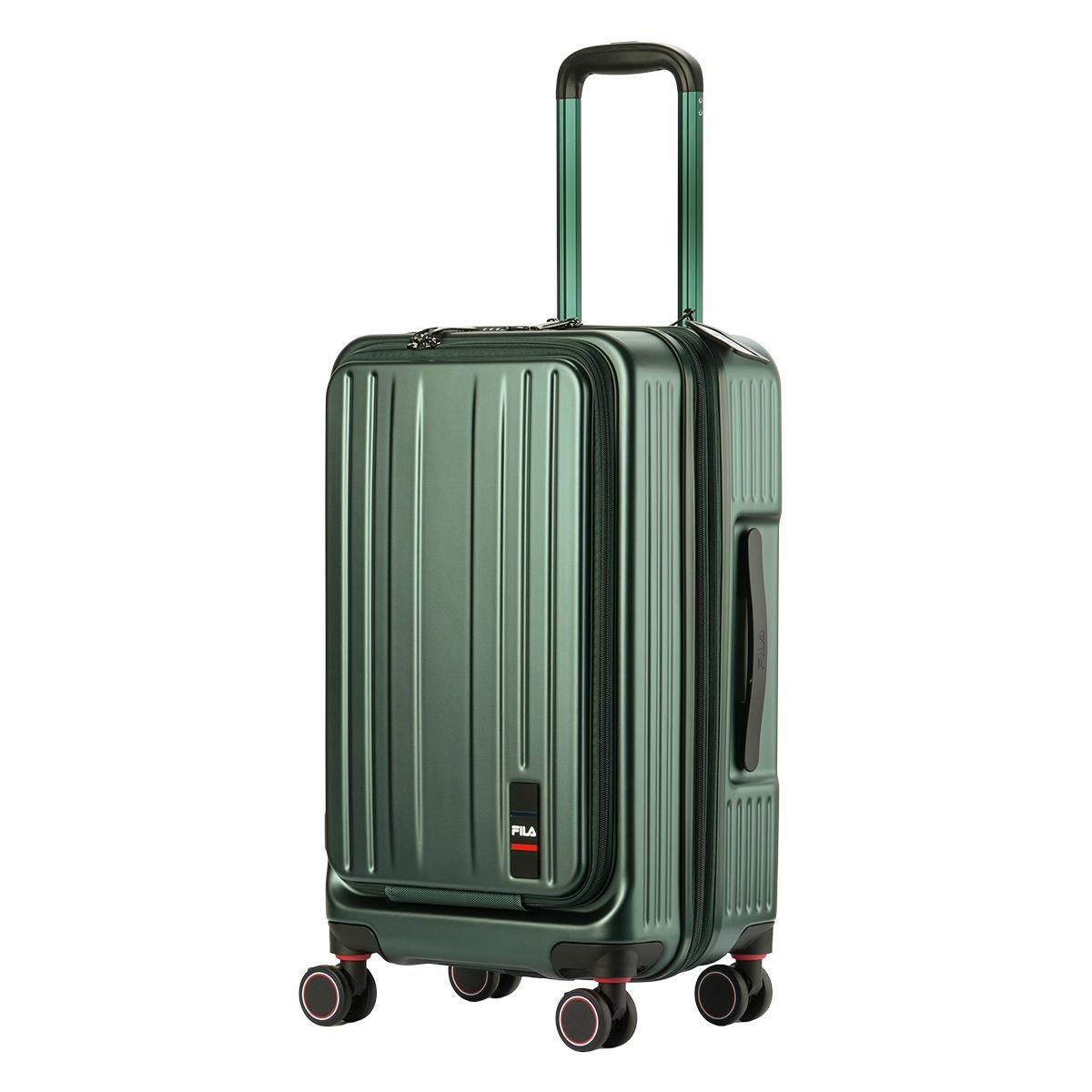 フィラ コア スーツケース Mサイズ 47L 52L 拡張機能 フロントオープン