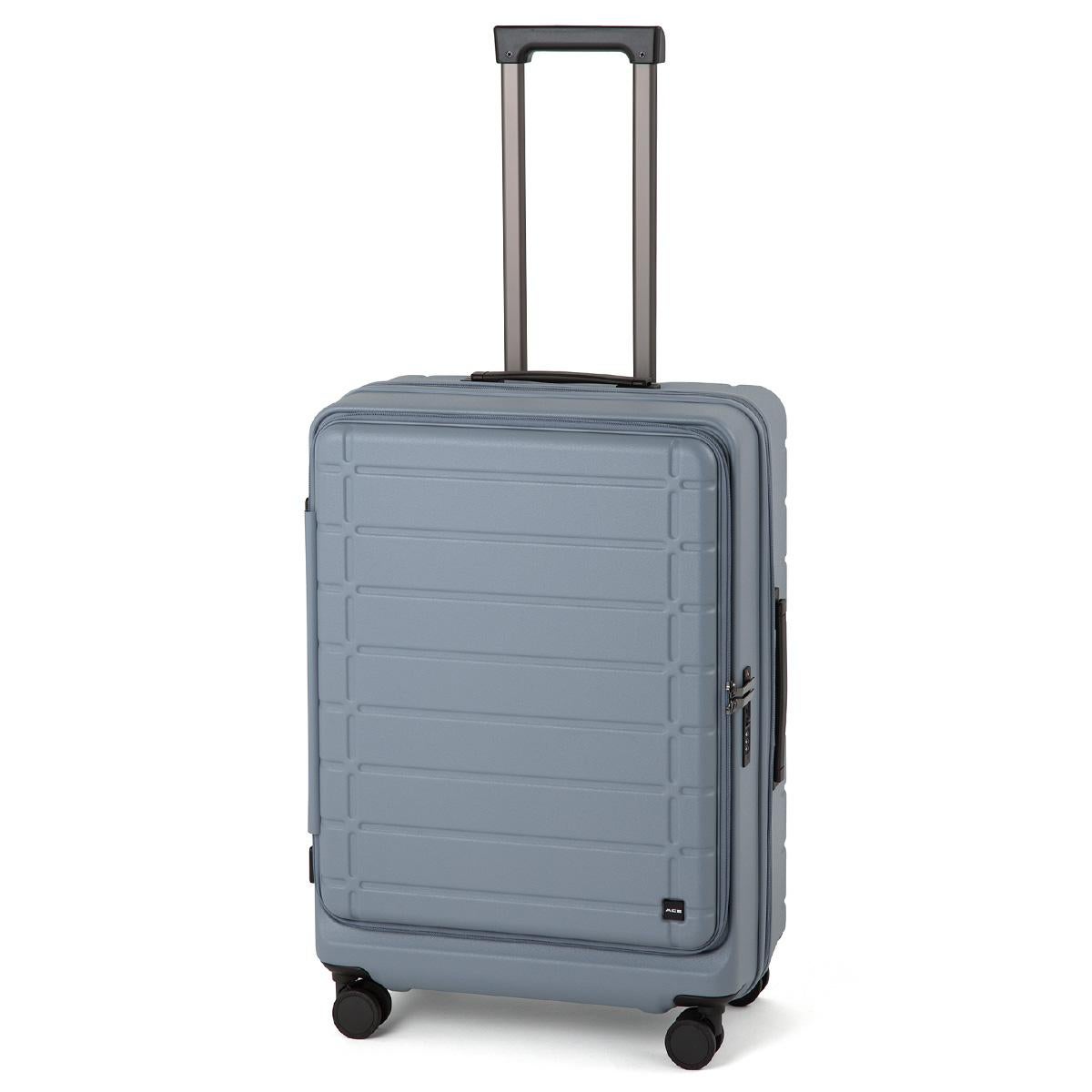 SPRING SALE]エース スーツケース Mサイズ 62L/71L フロントオープン